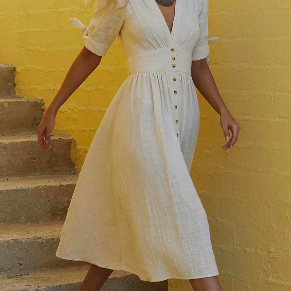 Free People Love of My Life Dress in Ivory